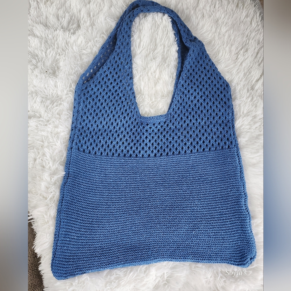 Blue Knit Women's Sweater NEW